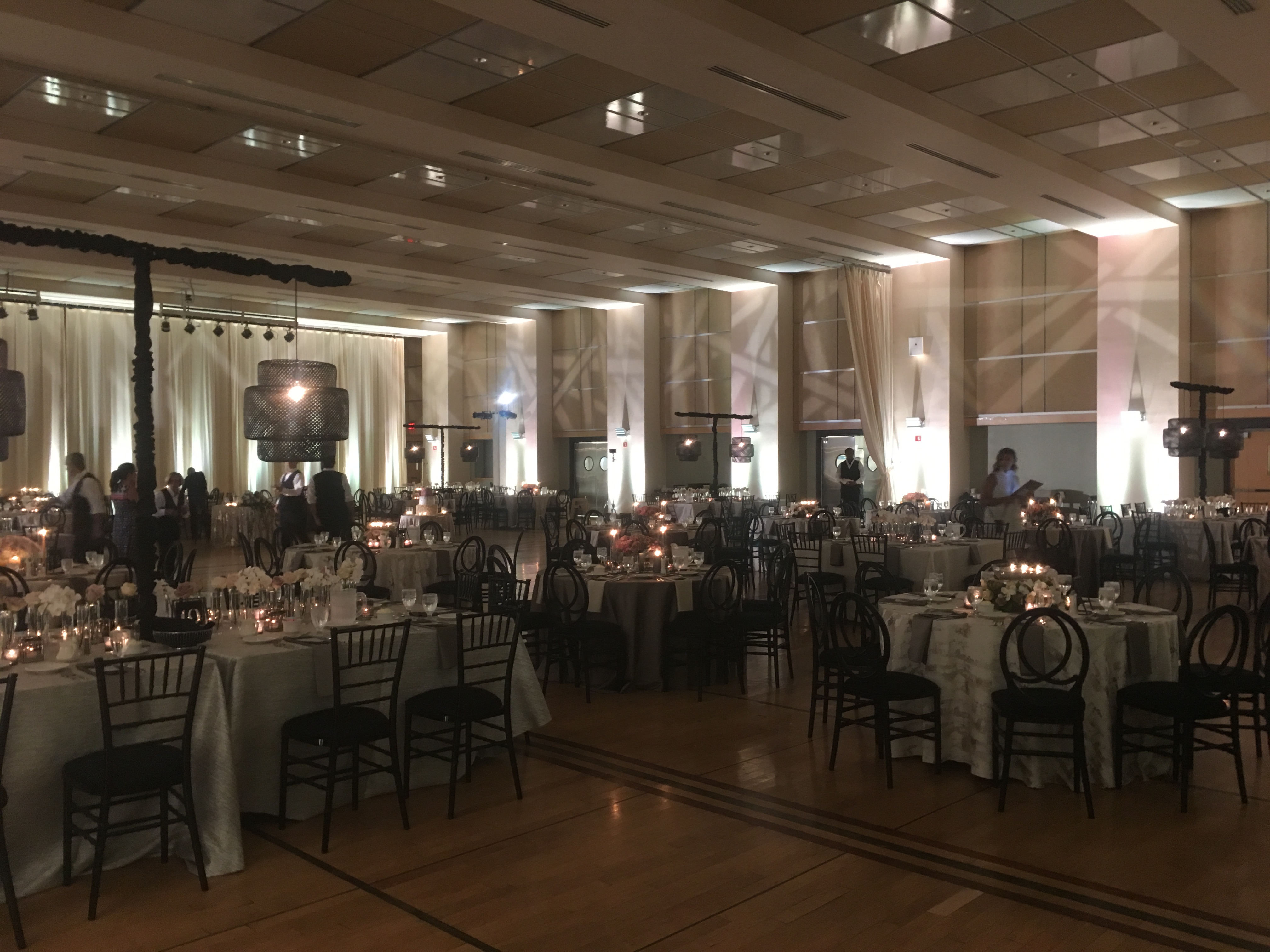 12 Custom Color Uplights for high-energy weddings, À la carte enhancement, flat $550.